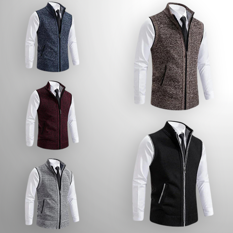 Harrison | Full-Zip Sweater Vest
