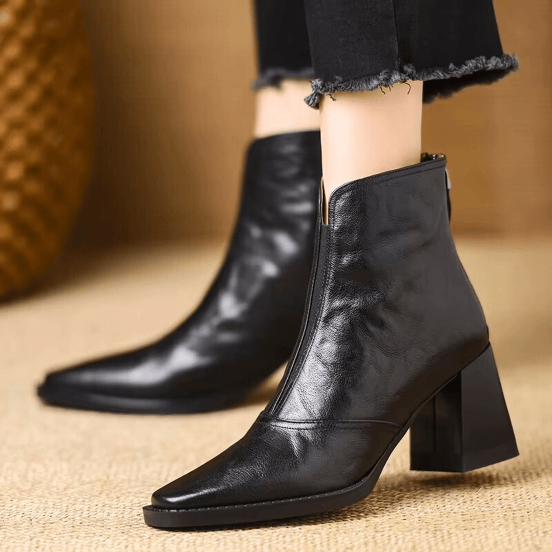 Rosalie™ | Bottines de Luxe à Talon Moyen